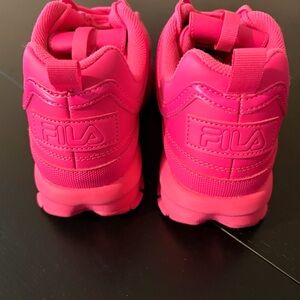 FILA Chunky Sneakers Hot Pink Size 10